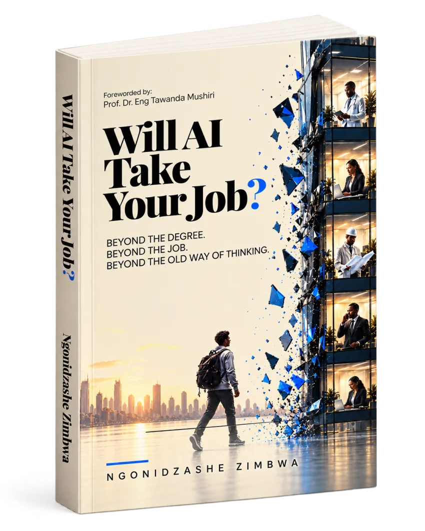 Will AI Take Your Job? standing, front view
